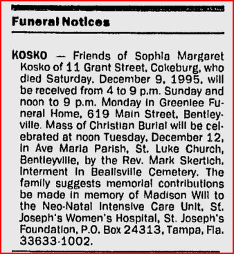 Sophia Margaret Kosko